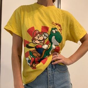 Vintage Mario/ Luigi Tee